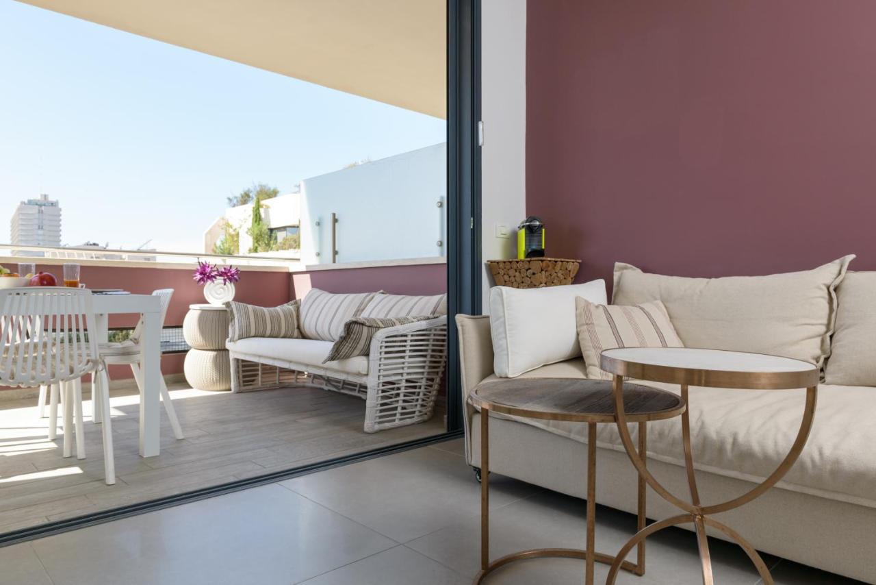 Bright & Modern 2Br With Balcony On Dizzengoff Daire Tel Aviv Dış mekan fotoğraf